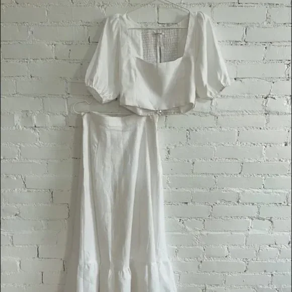Reformation Dresses Reformation Yucca Linen Two Piece Poshmark